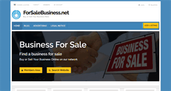 Desktop Screenshot of forsalebusiness.net