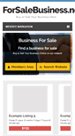 Mobile Screenshot of forsalebusiness.net